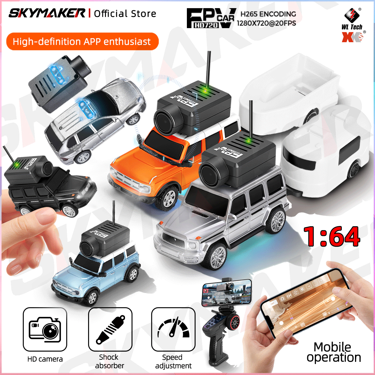 Rc Hobby Workbench - Wltoys Mini FPV APP Control Car