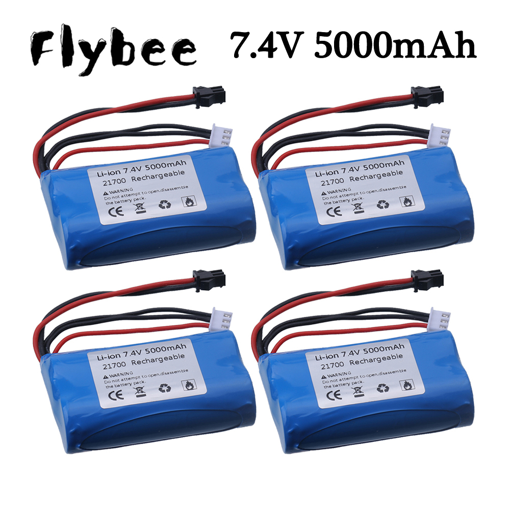 Rc Hobby Helicopter - (SM Plug) 7.4V 5000mAH 21700 Li-ion