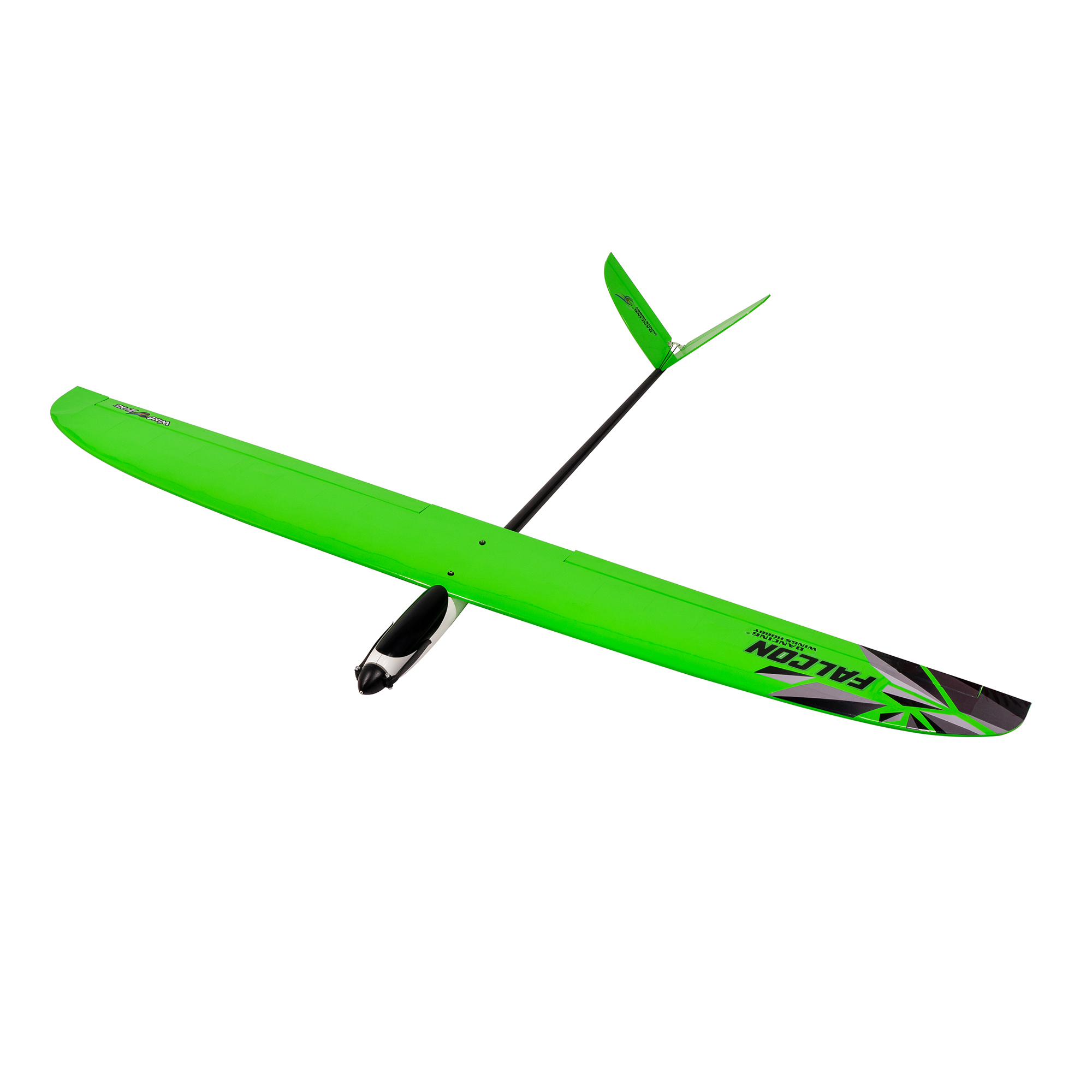 Rc Hobby Plane - DW Hobby 1500m Glider Falcon Balsawood