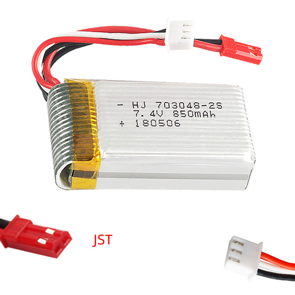1-5pcs  2s 7.4V 850mAh 703048  - огляд і ціна Rc And Hobby