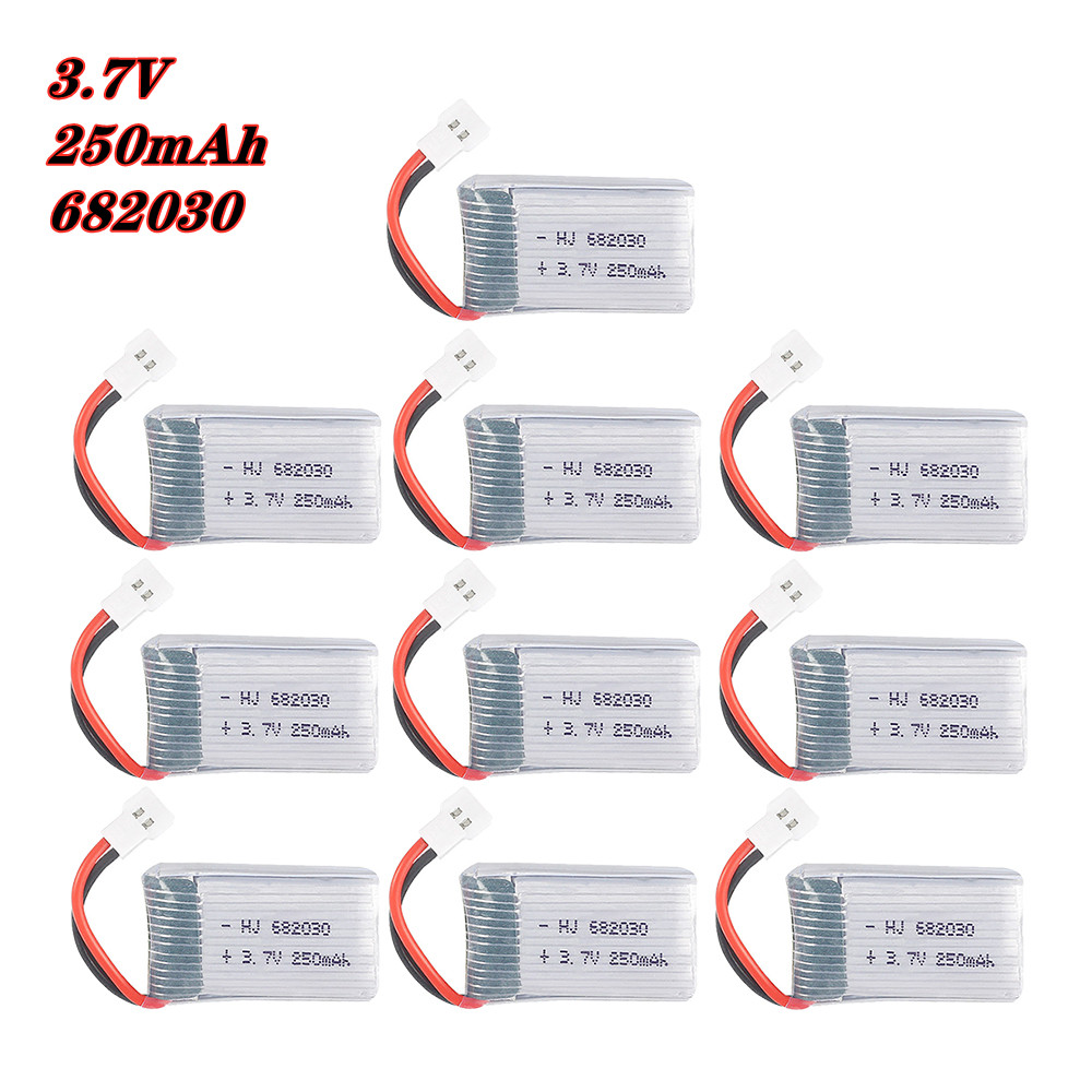 4/5/10pcs High Rate 3.7V 250mA - огляд і ціна Rc Hobby Airplanes