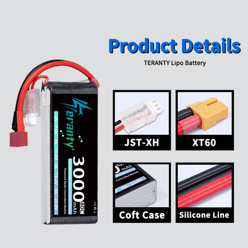 TERANTY 2S 3000mAh Lipo Batter - огляд і ціна Rc And Hobby