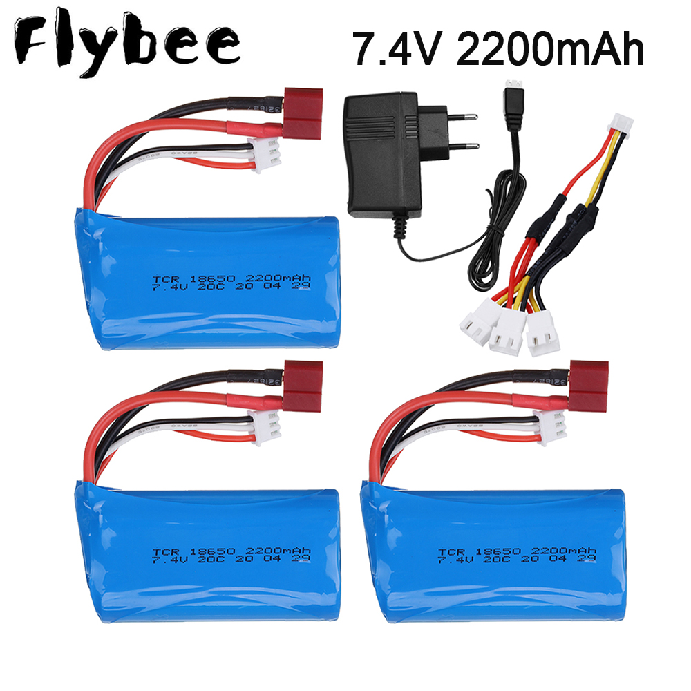 7.4V 2200mAh 18650 Lipo Batery - огляд і ціна Rc Hobby Helicopter