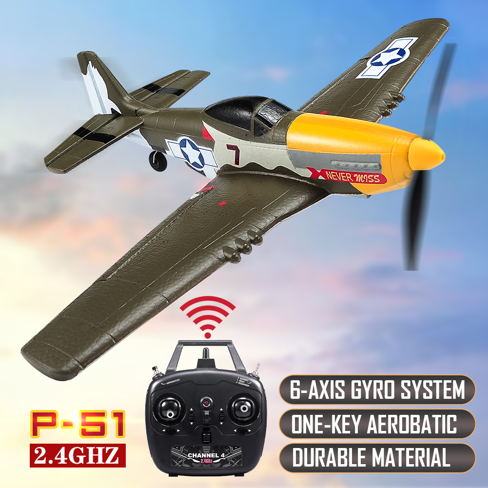 RC Plane P51 Mustang 2.4G Radi - огляд і ціна Yunshen Rc Hobby