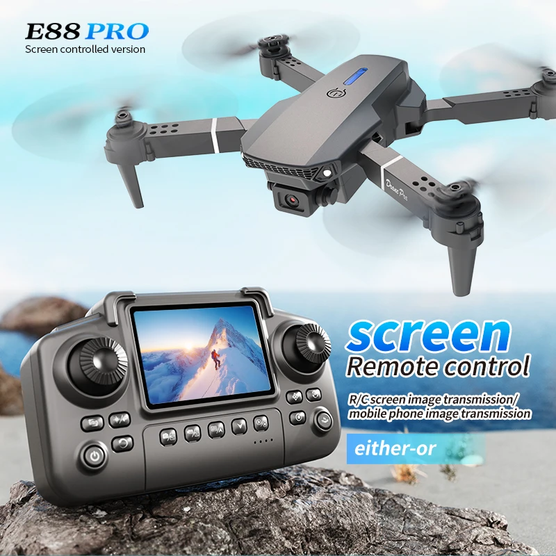 Professional E88 PRO Drone wit - огляд і ціна Rc Hobby Grade Helicopter