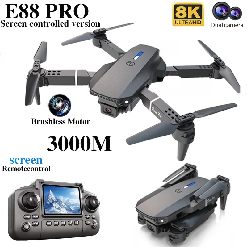 Professional E88 PRO Drone wit - огляд і ціна Rc Hobby Grade Helicopter