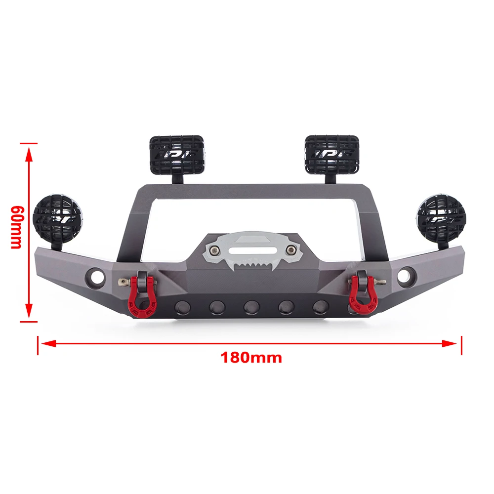 Metal Front Bumper with LED Li - огляд і ціна Rc Hobby Workbench