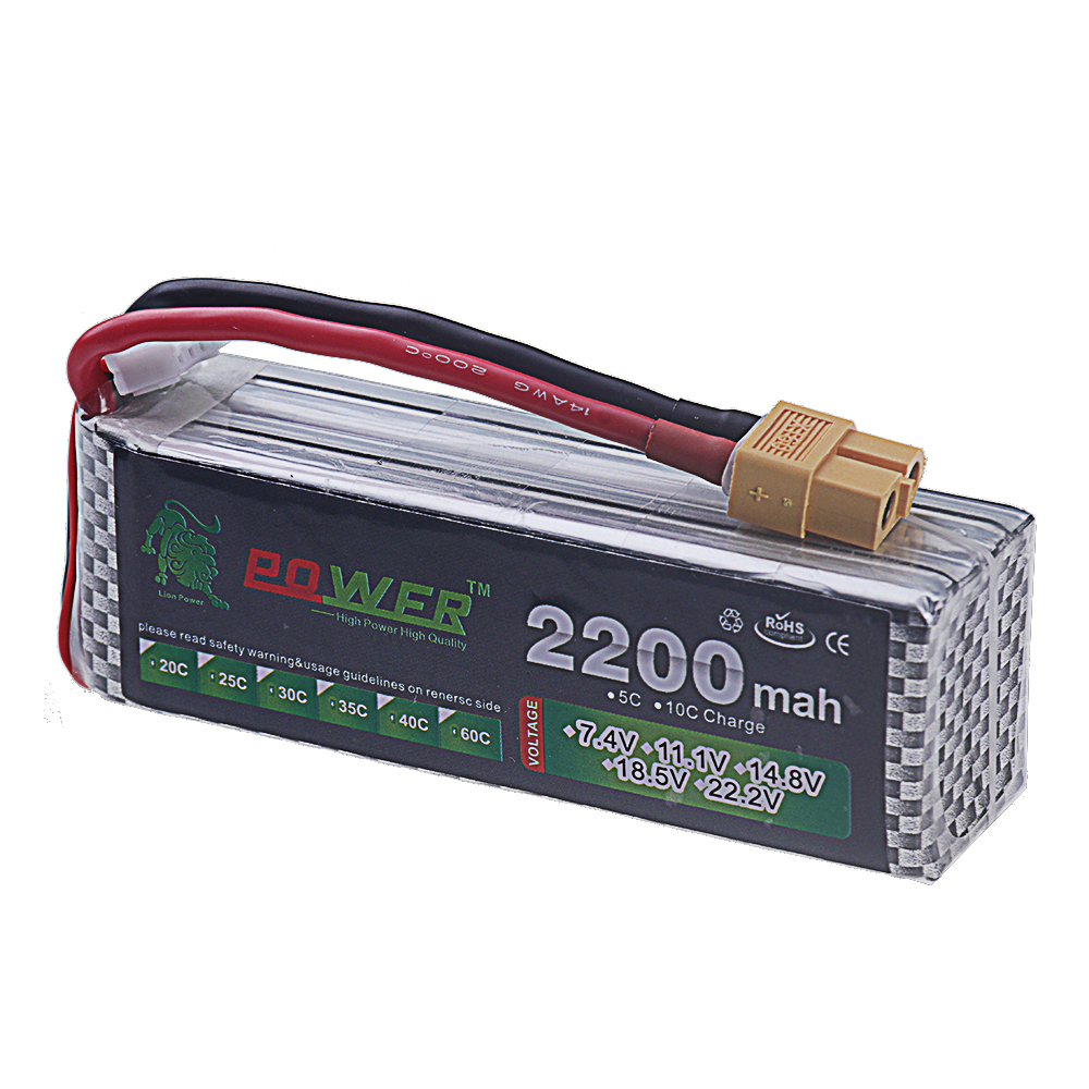 14.8V 2200mah Li-polyme Batter - огляд і ціна Rc Hobby Airplanes