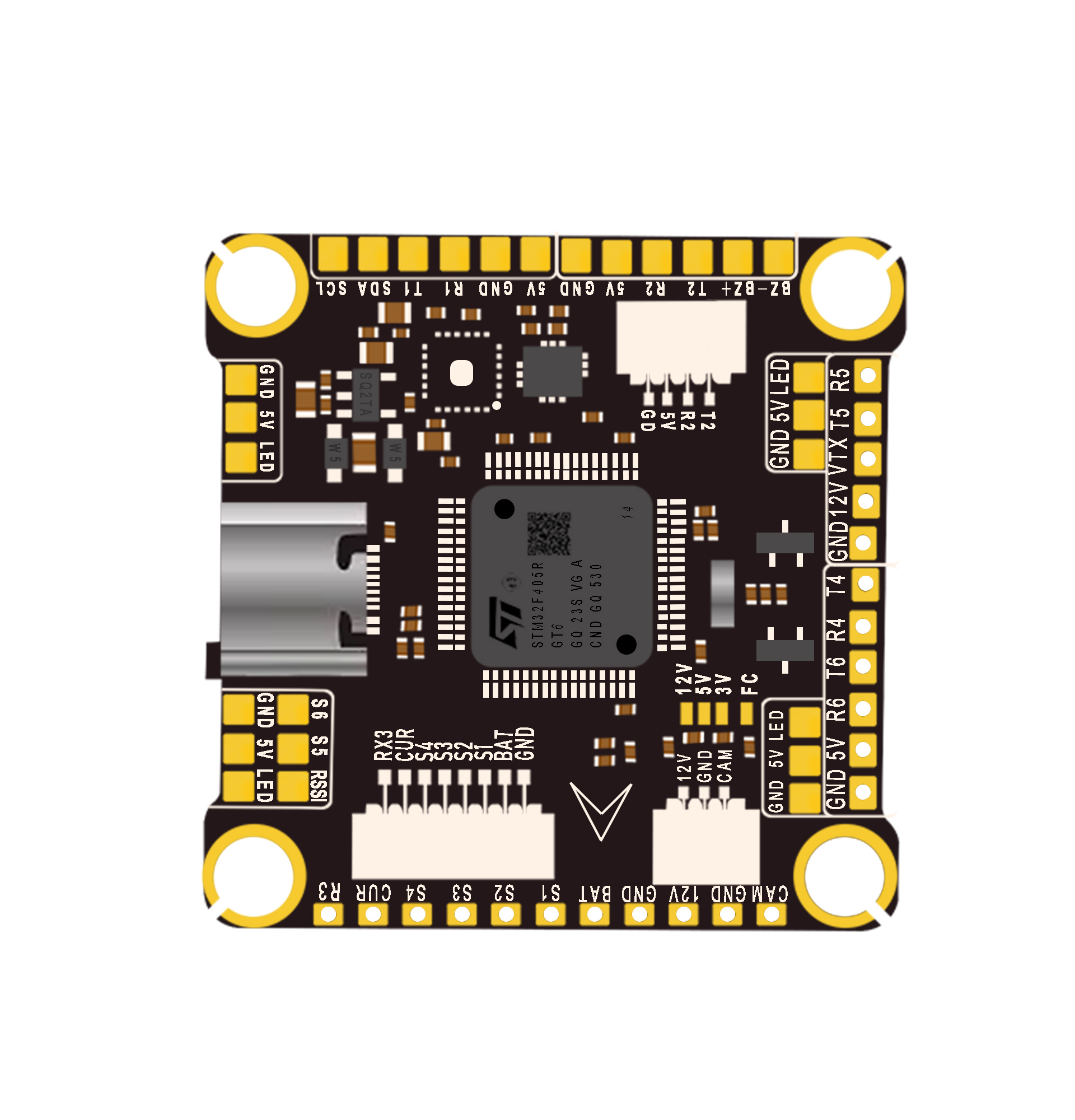 HPXGRC F405/F722 55A STACK 426 - огляд і ціна Gyroscope Rc Module