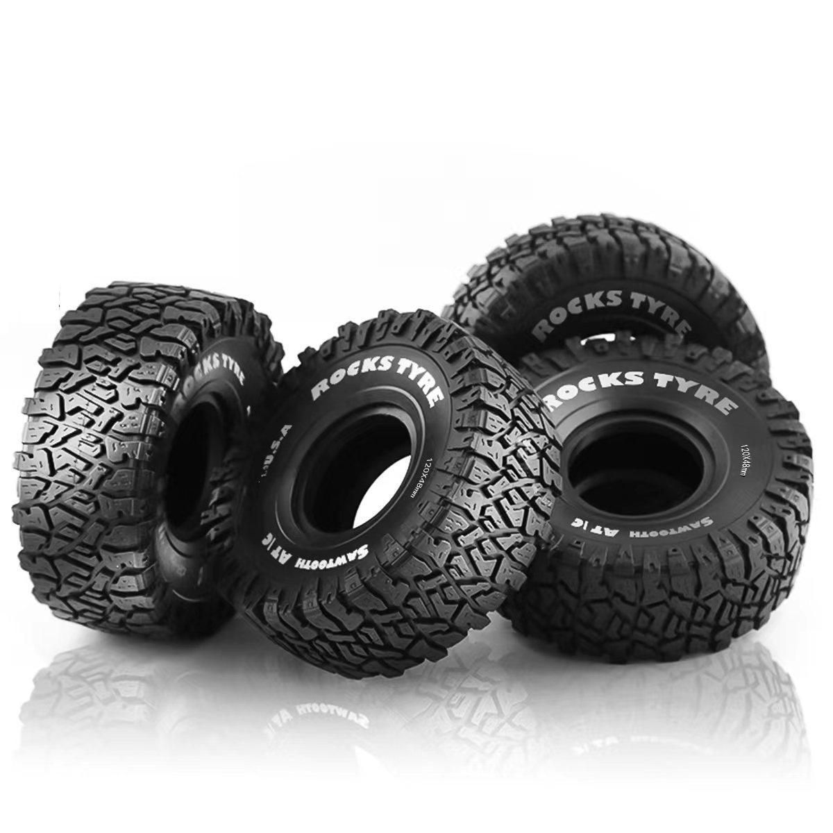 4pcs 1.9 Inch Rubber Tyre 120* - огляд і ціна Yunshen Rc Hobby