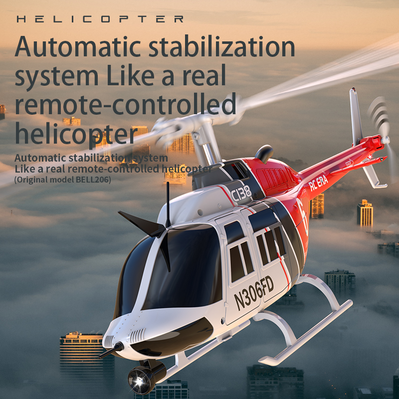 RC ERA C138 1:33 Bell 206 RC H - огляд і ціна Rc Hobby Grade Helicopter
