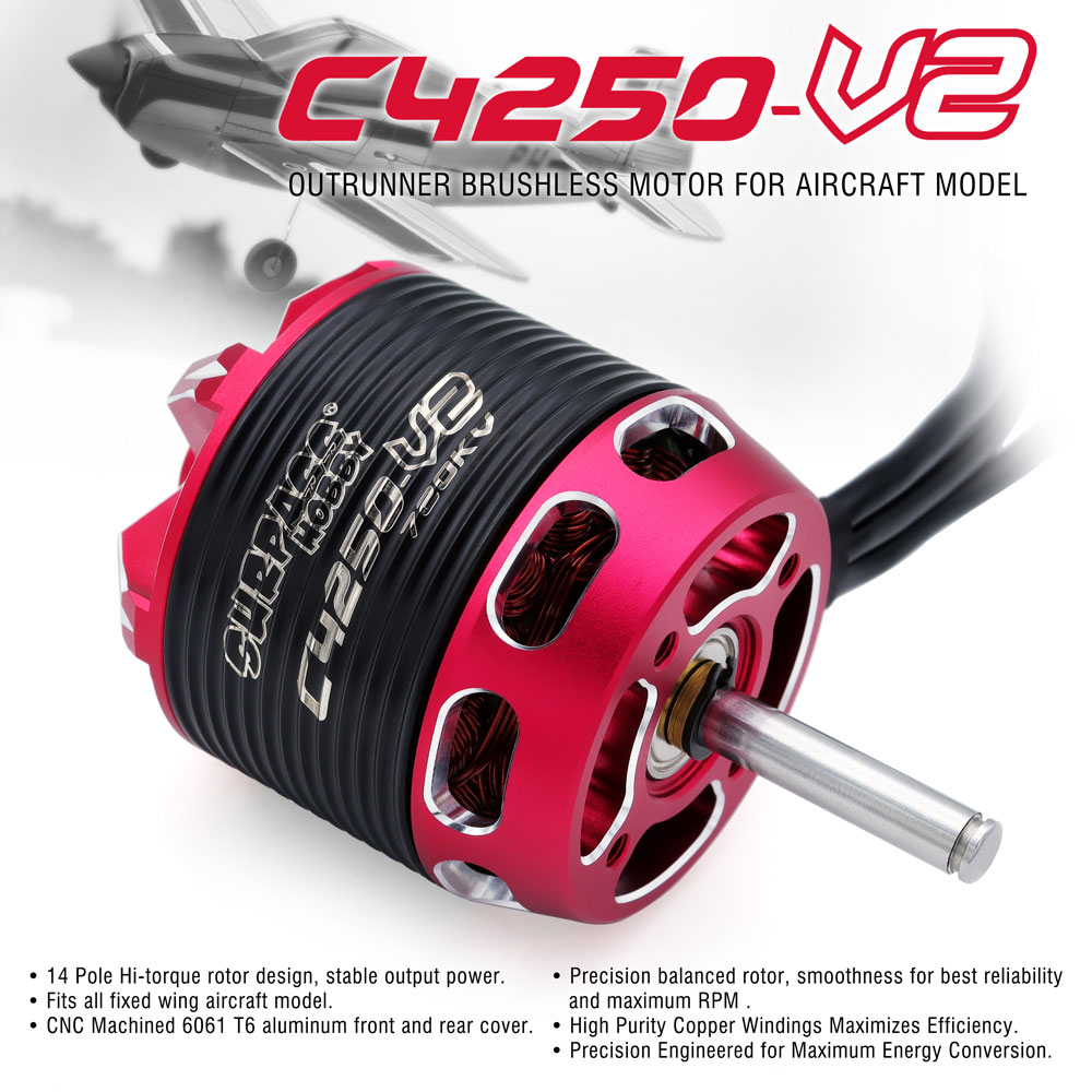 SURPASS HOBBY C4240 750KV/850K - огляд і ціна Rc Hobby Plane