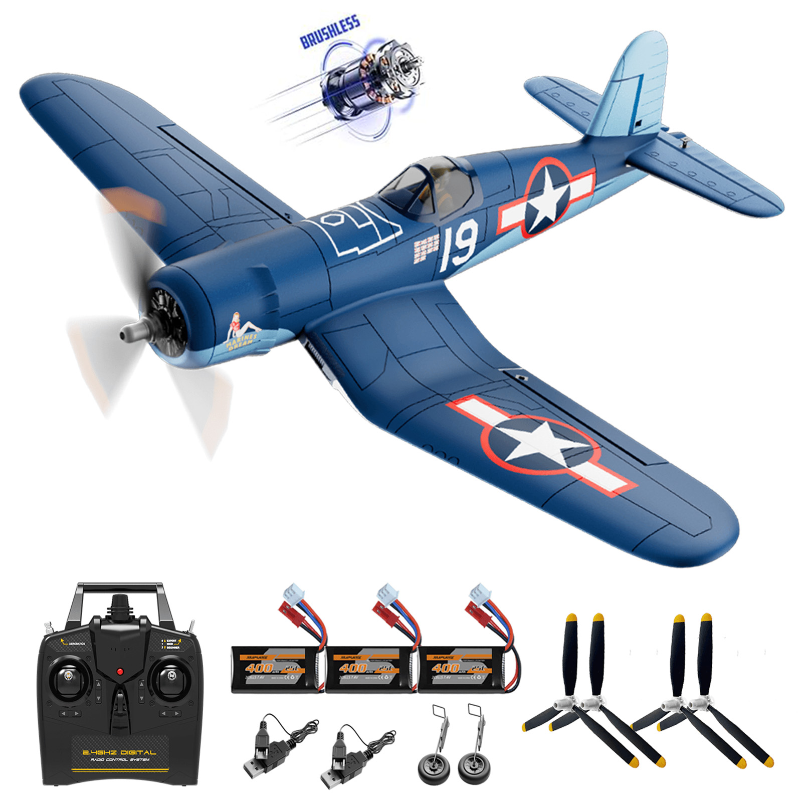 Volantexrc Brushless 500mm F4U - огляд і ціна Yunshen Rc Hobby