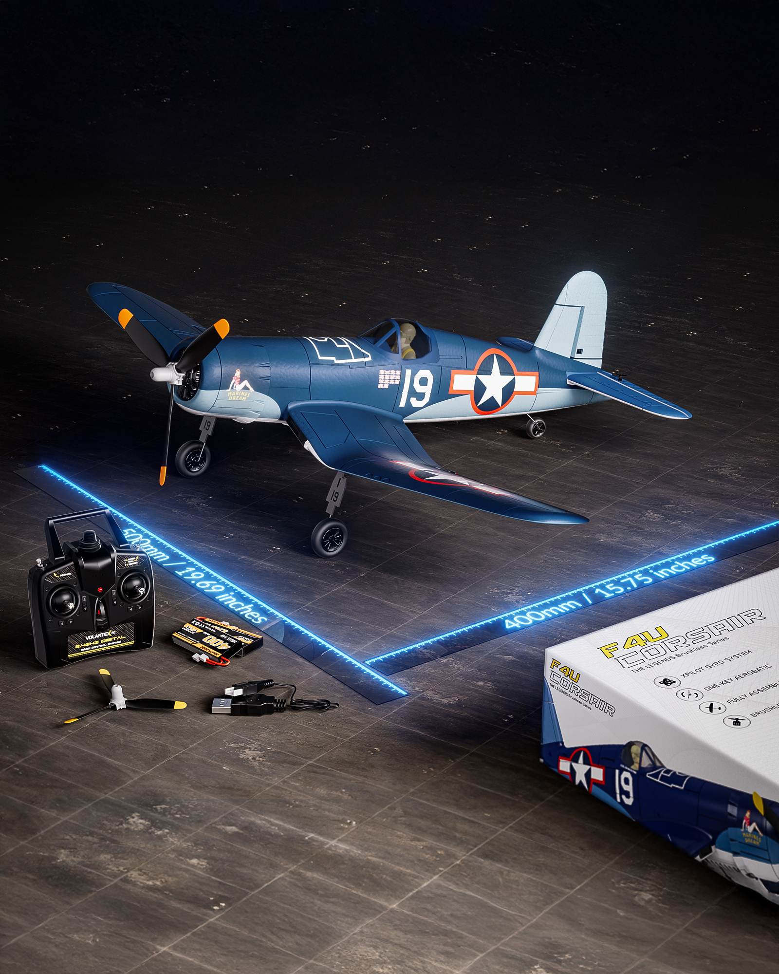 Volantexrc Brushless 500mm F4U - огляд і ціна Yunshen Rc Hobby